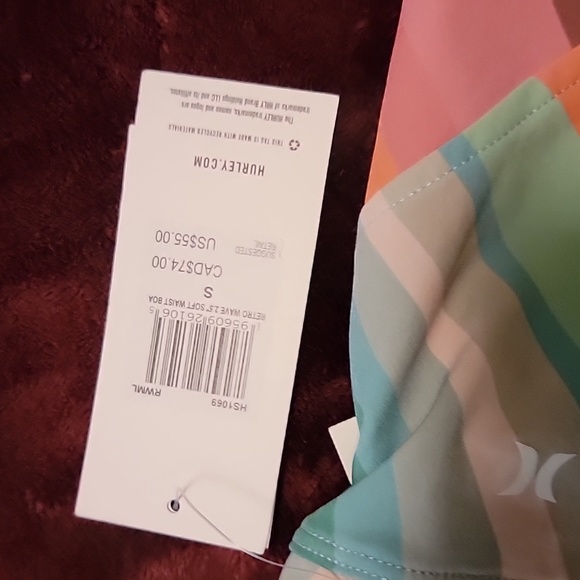 Nwt Hurley Swim Shorts Sz Small - Picture 2 of 3